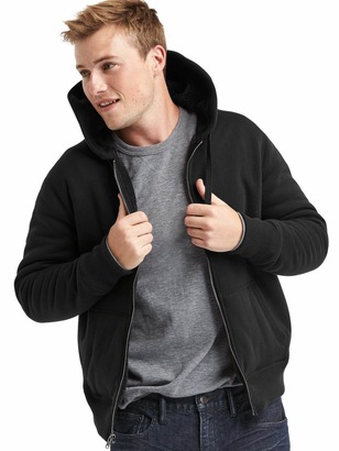 Gap Sherpa-lined zip hoodie