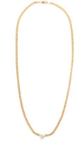 Thumbnail for your product : The Last Line Diamond Curb Necklace with Bezel Set Diamond