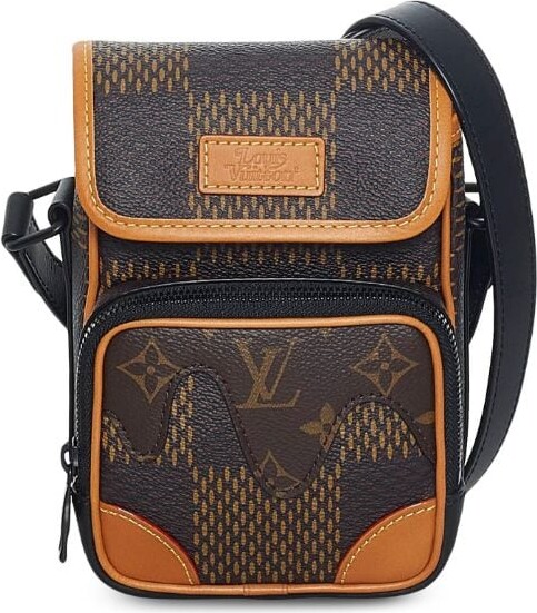 Louis Vuitton Nigo e Messenger Bag Limited Edition Giant Damier and  Monogram Canvas Nano Brown 6904933