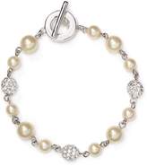 Thumbnail for your product : Carolee Faux-Pearl Fireball Illusion Bracelet