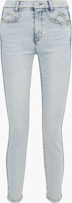 Current/Elliott The 7-pocket Cropped Mid-rise Skinny Jeans