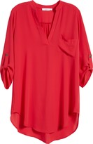 Thumbnail for your product : ALL IN FAVOR Perfect Roll Tab Sleeve Tunic