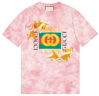Gucci Leopard print cotton T-shirt
