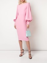 Thumbnail for your product : Alex Perry Blunt crepe midi dress