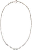 Thumbnail for your product : Neiman Marcus Diamonds 14k White Gold Diamond Tennis Necklace, 3.0tcw