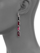 Thumbnail for your product : Ippolita Wonderland Harlow Semi-Precious Multi-Stone & Sterling Silver Rectangle Doublet Linear Drop Earrings