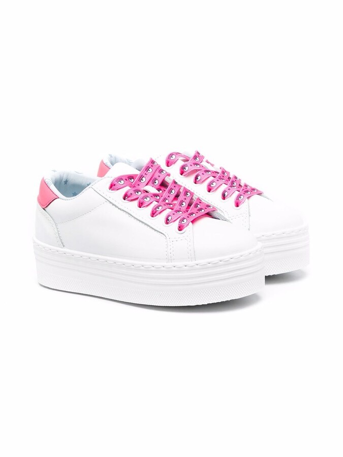 Chiara Ferragni Kids Logomania platform low-top sneakers - ShopStyle Girls'  Shoes