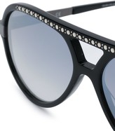 Thumbnail for your product : Karl Lagerfeld Paris Ikon embellished sunglasses