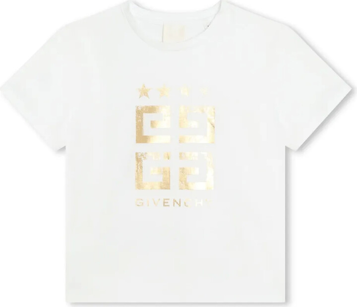 Givenchy Kids 4G-motif crew-neck T-shirt