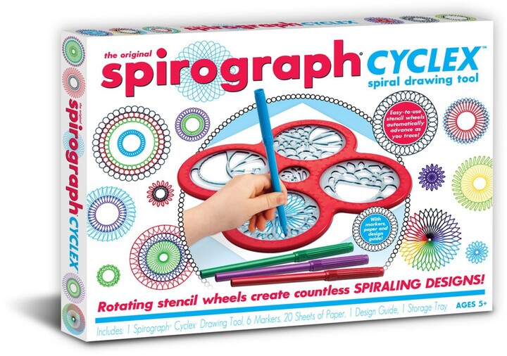 Spirograph Classic Cyclex Spiral Drawing Art Tool Kit - ShopStyle Board  Games