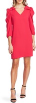Thumbnail for your product : CeCe Bow Detail Ruffle Sleeve Crepe Dress