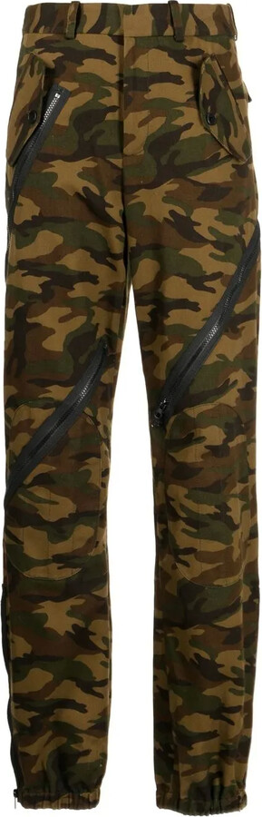 Monse Camouflage Zip-Detail Trousers