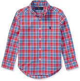 Thumbnail for your product : Ralph Lauren Plaid Cotton Poplin Shirt