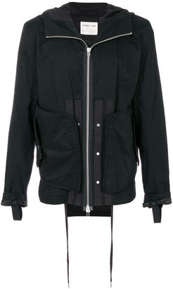 Helmut Lang zip-up hooded jacket