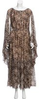 Thumbnail for your product : Michael Kors Silk-Blend Maxi Dress w/ Tags