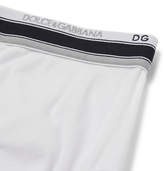 Thumbnail for your product : Dolce & Gabbana Ribbed Stretch-Cotton Briefs