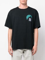 Thumbnail for your product : Rhude mountain logo cotton T-shirt