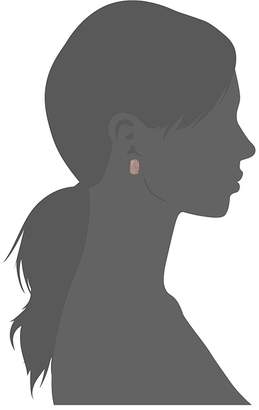 Nina Pave Half Hoop Earrings Earring