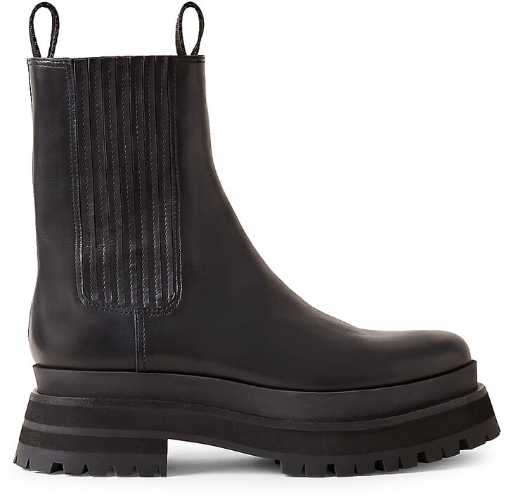 toni black platform boot