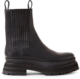 toni black platform boot