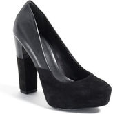 Thumbnail for your product : Belle by Sigerson Morrison Tryla Suede Platform Pumps
