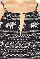 Thumbnail for your product : Forever 21 Boho Elephant Wide-Leg Jumpsuit