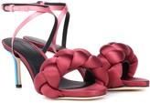 Thumbnail for your product : Marco De Vincenzo Braided satin sandals