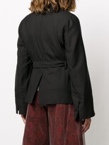 Thumbnail for your product : Dorothee Schumacher Belted Raglan Sleeve Jacket