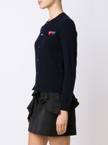 Thumbnail for your product : Comme des Garçons PLAY Double Heart Cardigan