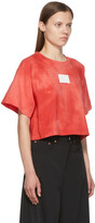 Thumbnail for your product : MM6 MAISON MARGIELA Red Cotton T-Shirt