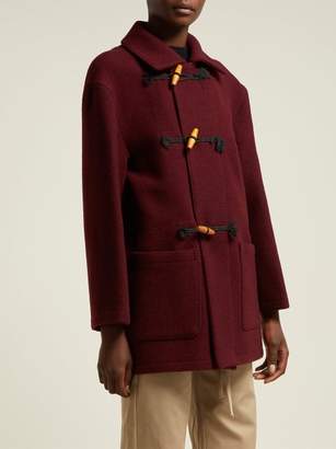 Vivienne Westwood Wool Blend Duffle Coat - Womens - Burgundy