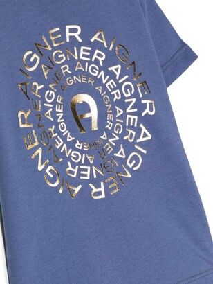 Stone Island Junior logo-print Cotton T-shirt - Farfetch