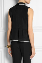Thumbnail for your product : Marni Washed-silk top