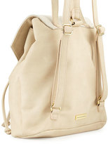Thumbnail for your product : Sloane Danielle Nicole Snake-Embossed Faux-Leather Combo Backpack, Bone