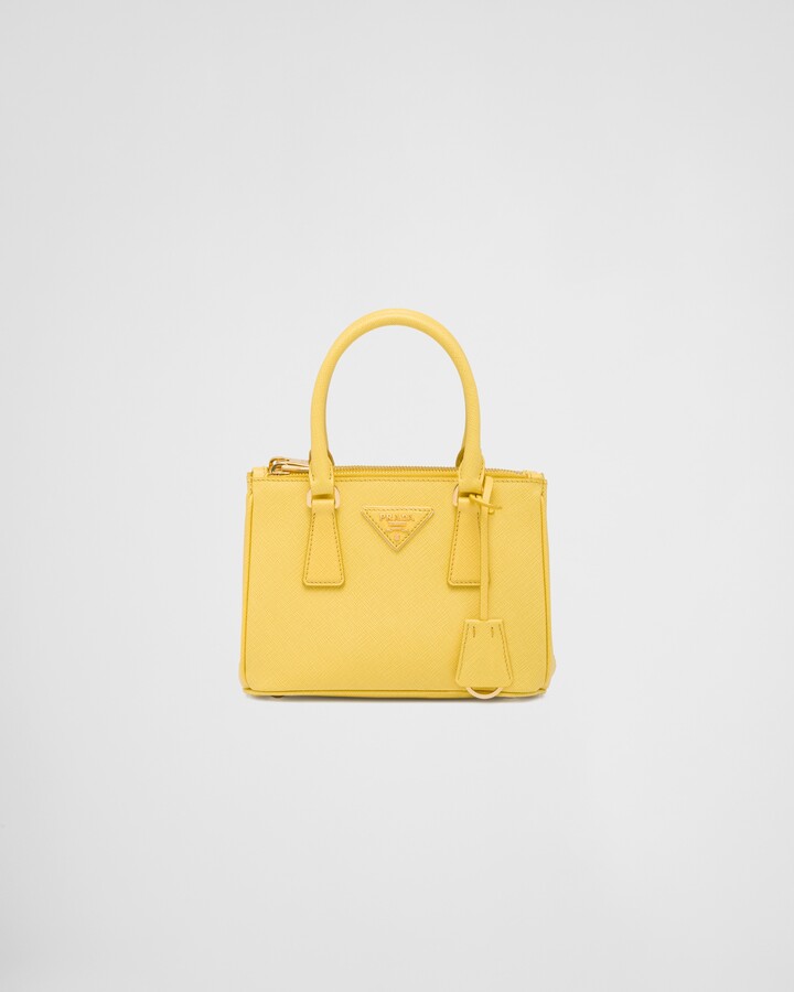 Galleria Saffiano leather mini-bag, Prada