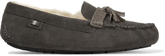 Australia Luxe Collective Patrese shearling-lined suede moccasins