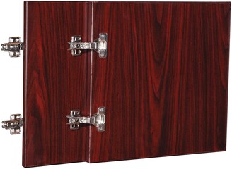 Lorell Essentials Series 36-inch Mahogany Wall Hutch Door Kit