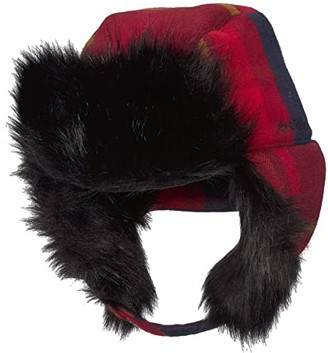 Columbia Winter Challenger Trapper (Red Jasper Large Plaid) Caps