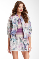 Thumbnail for your product : Anna Sui Watercolor Washed Bomber Jacket