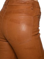 Thumbnail for your product : Frame Cropped Straight Leg Leather Pants