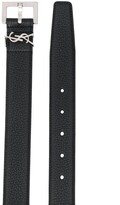 Thumbnail for your product : Saint Laurent Grained Leather Belt