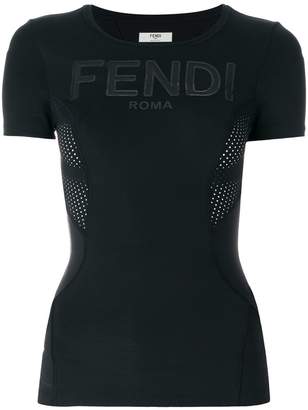Fendi logo print T-shirt