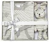 Thumbnail for your product : Elegant Baby Unisex Striped Coverall, Hat & Bunny Gift Set, Baby - 100% Exclusive