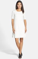 Thumbnail for your product : Donna Ricco Cable Knit A-Line Sweater Dress