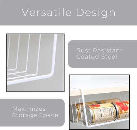 Smart Design Undershelf Basket