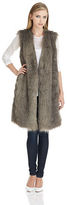 Thumbnail for your product : DKNY Faux Fur Long Vest