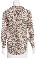 Thumbnail for your product : Haute Hippie Silk Leopard Print Top