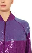 Thumbnail for your product : Alberta Ferretti Two Tone Sequined Track Jacket