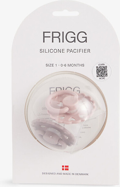 Frigg Twilight Mauve/Primrose Fairy Size 1 Silicone Pacifier Pack Of Two 1Size