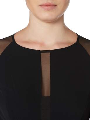 Lauren Ralph Lauren Long sleeve jumpsuit with mesh detail